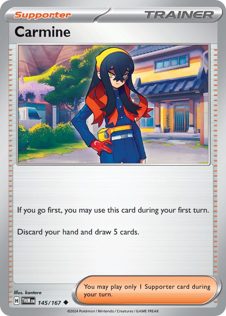 Carmine 145/226 — Twilight Masquerade (English Pokémon TCG card)