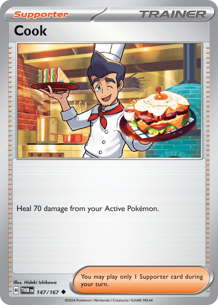 Cook 147/226 — Twilight Masquerade (English Pokémon TCG card)