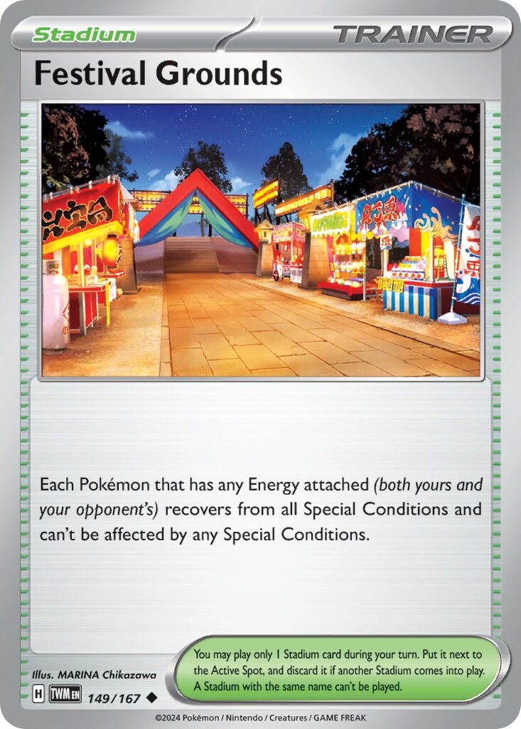 Festival Grounds 149/226 — Twilight Masquerade (English Pokémon TCG card)