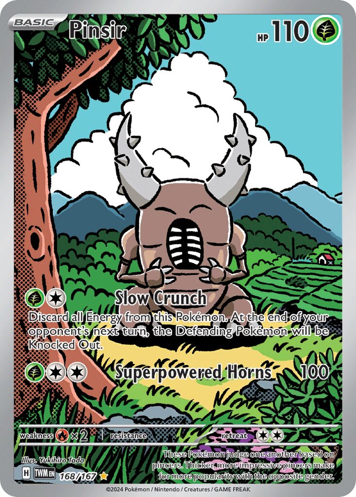 Pinsir 168/226 — Twilight Masquerade (English Pokémon TCG card)