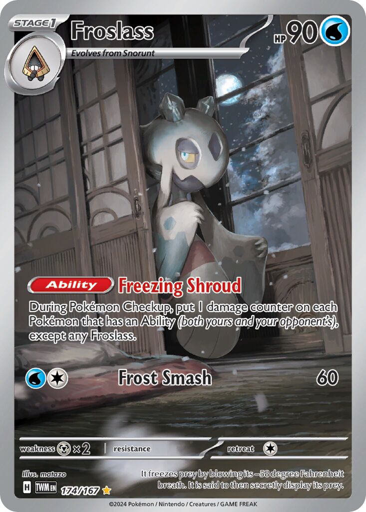 Froslass 174/226 — Twilight Masquerade (English Pokémon TCG card)