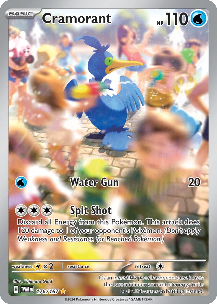 Cramorant 176/226 — Twilight Masquerade (English Pokémon TCG card)