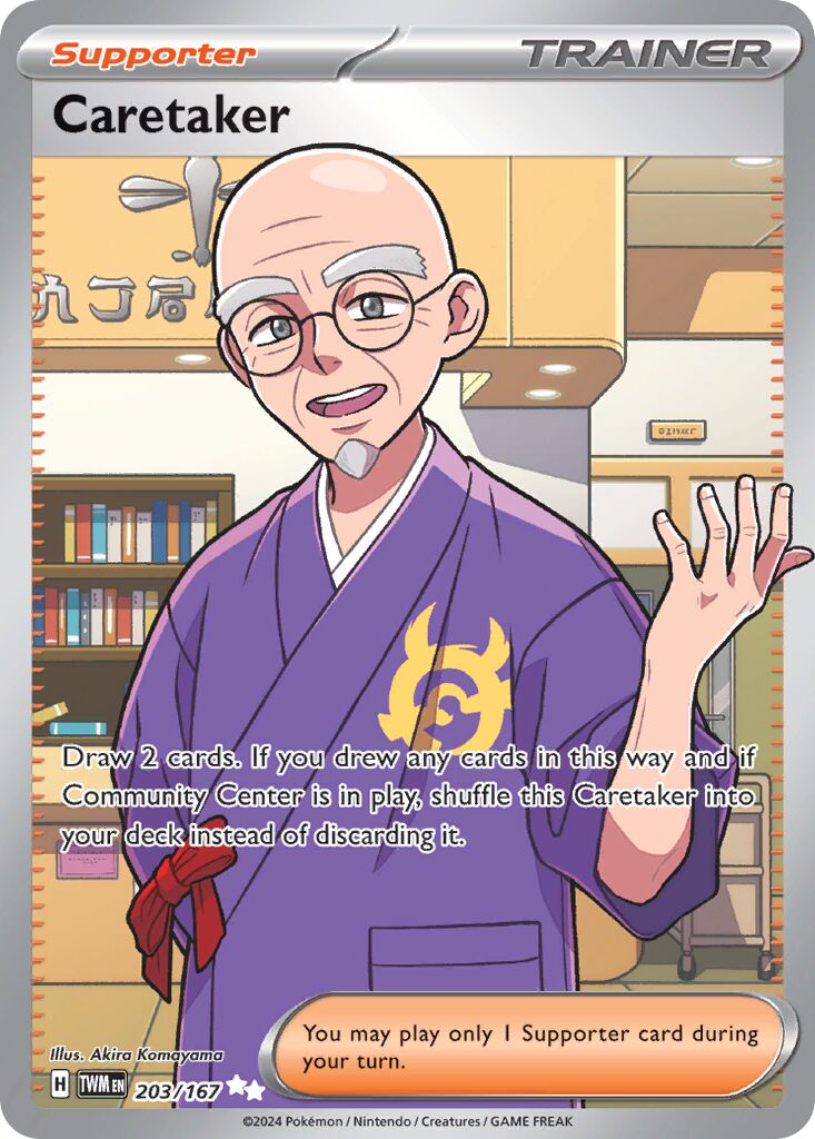 Caretaker 203/226 — Twilight Masquerade (English Pokémon TCG card)