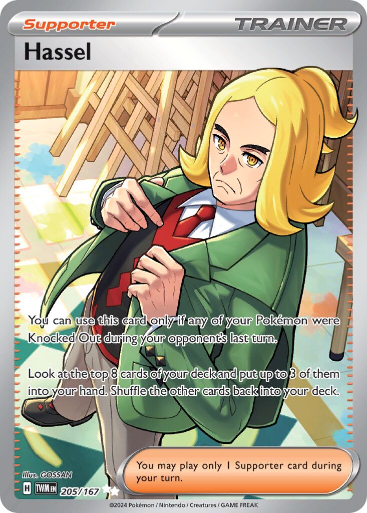 Hassel 205/226 — Twilight Masquerade (English Pokémon TCG card)