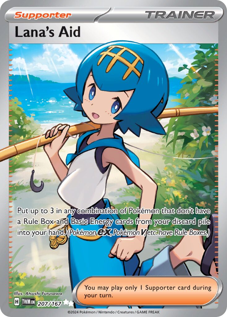 Lana's Aid 207/226 — Twilight Masquerade (English Pokémon TCG card)