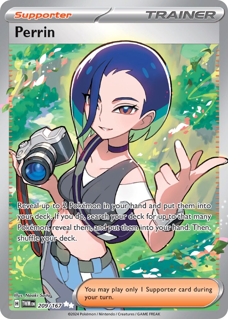 Perrin 209/226 — Twilight Masquerade (English Pokémon TCG card)