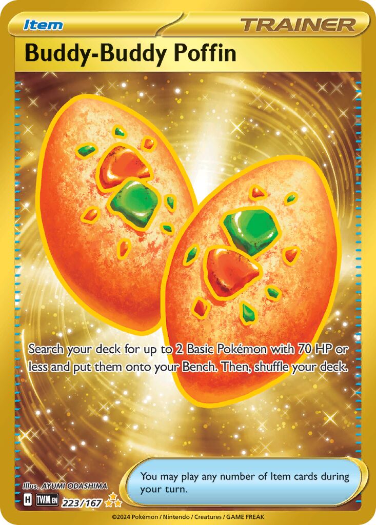 Buddy-Buddy Poffin 223/226 — Twilight Masquerade (English Pokémon TCG card)