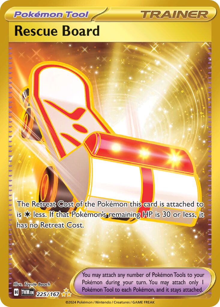 Rescue Board 225/226 — Twilight Masquerade (English Pokémon TCG card)
