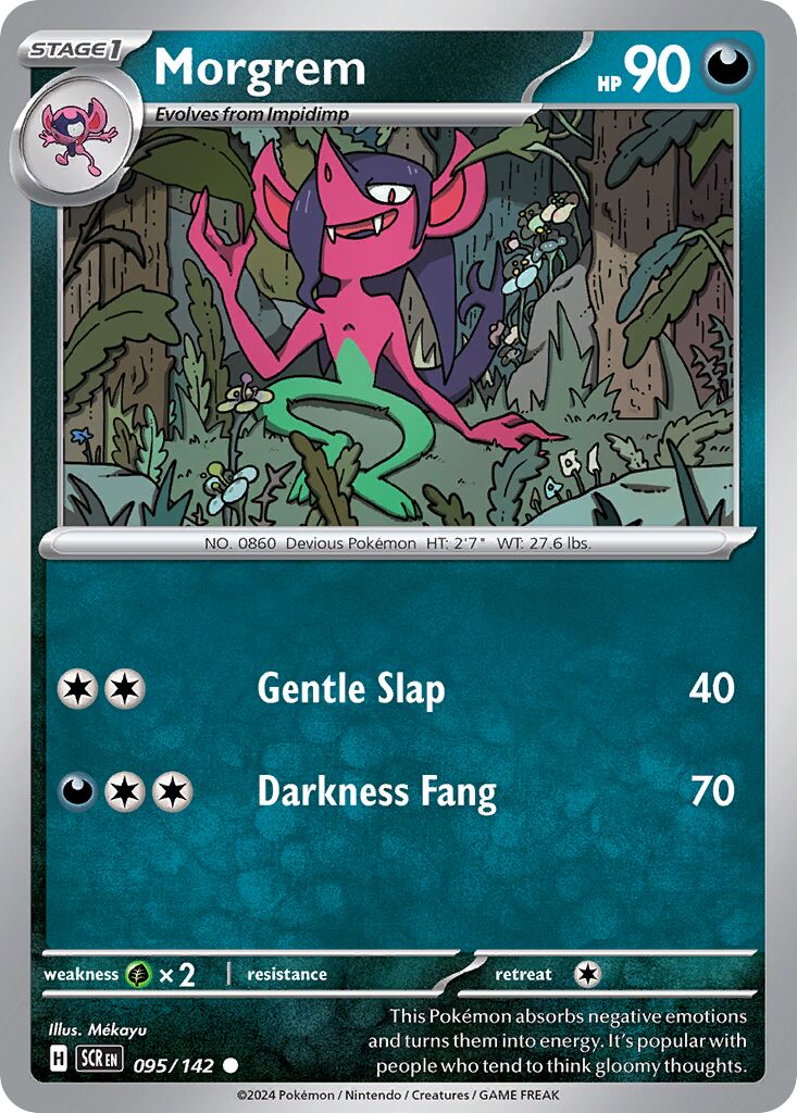 Morgrem 095/175 — Stellar Crown (English Pokémon TCG card)
