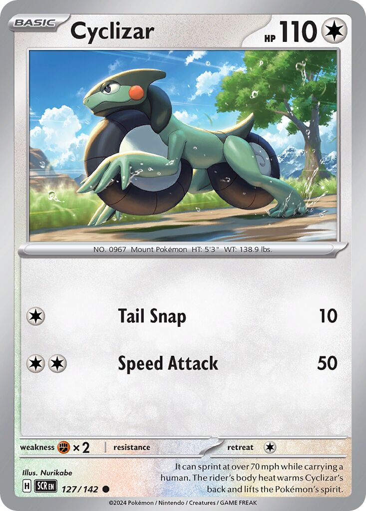Cyclizar 127/175 — Stellar Crown (English Pokémon TCG card)