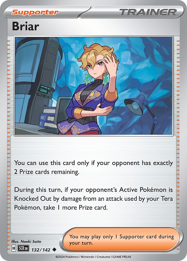 Briar 132/175 — Stellar Crown (English Pokémon TCG card)