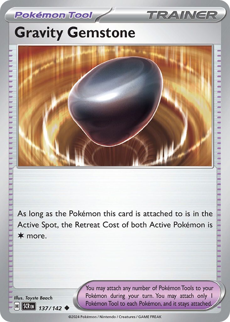 Gravity Gemstone 137/175 — Stellar Crown (English Pokémon TCG card)