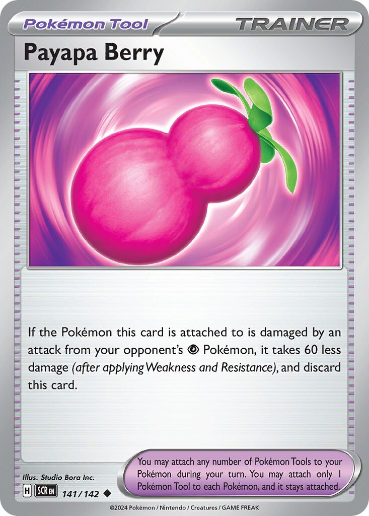 Payapa Berry 141/175 — Stellar Crown (English Pokémon TCG card)