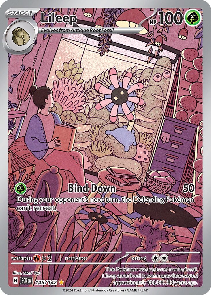 Lileep 168 — Bimbingan Rasi (Indonesian Pokémon TCG card)