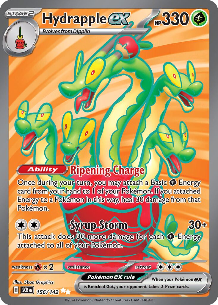 Hydrapple ex 191 — Bimbingan Rasi (Indonesian Pokémon TCG card)