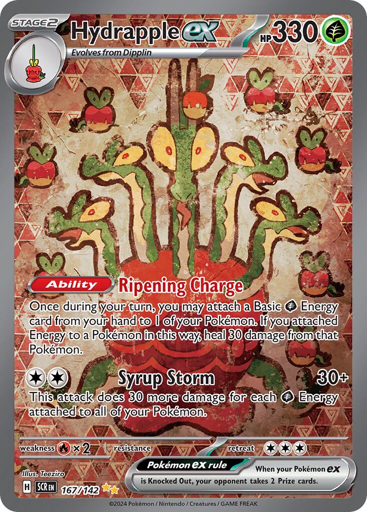 Hydrapple ex 213 — Bimbingan Rasi (Indonesian Pokémon TCG card)
