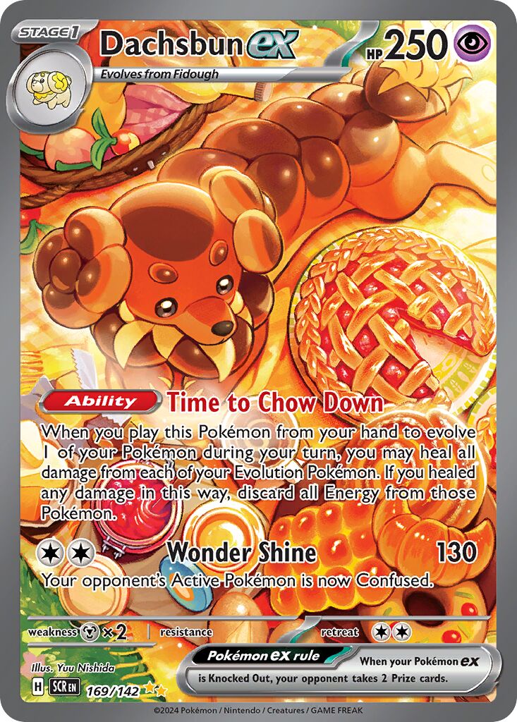 Dachsbun ex 215 — Bimbingan Rasi (Indonesian Pokémon TCG card)