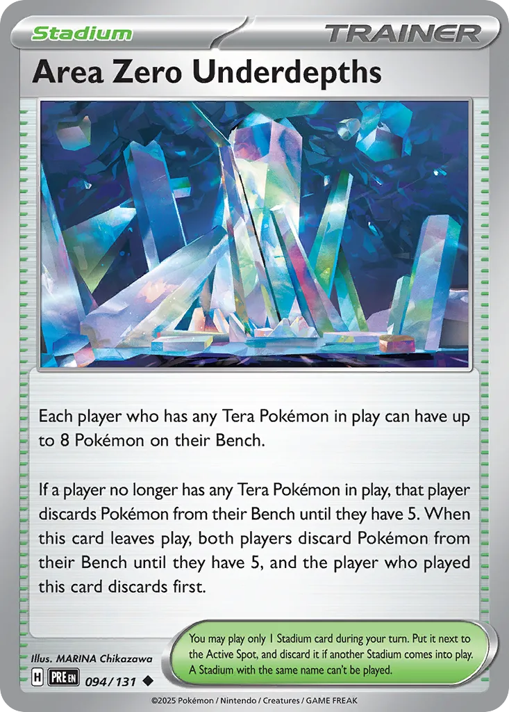 Area Zero Underdepths 094/180 — Prismatic Evolutions (English Pokémon TCG card)