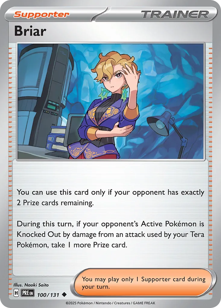 Briar 100/180 — Prismatic Evolutions (English Pokémon TCG card)