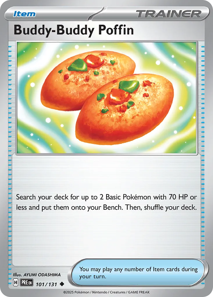 Buddy-Buddy Poffin 101/180 — Prismatic Evolutions (English Pokémon TCG card)