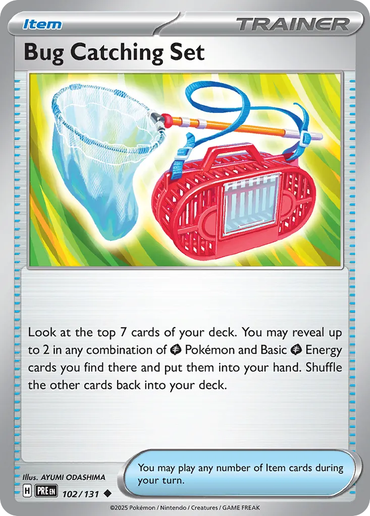 Bug Catching Set 102/180 — Prismatic Evolutions (English Pokémon TCG card)
