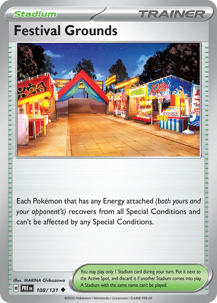 Festival Grounds 108/180 — Prismatic Evolutions (English Pokémon TCG card)