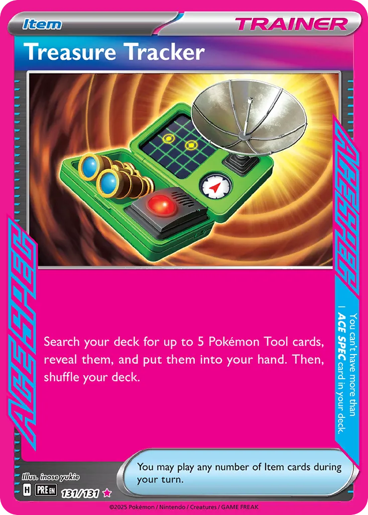 Treasure Tracker 131/180 — Prismatic Evolutions (English Pokémon TCG card)
