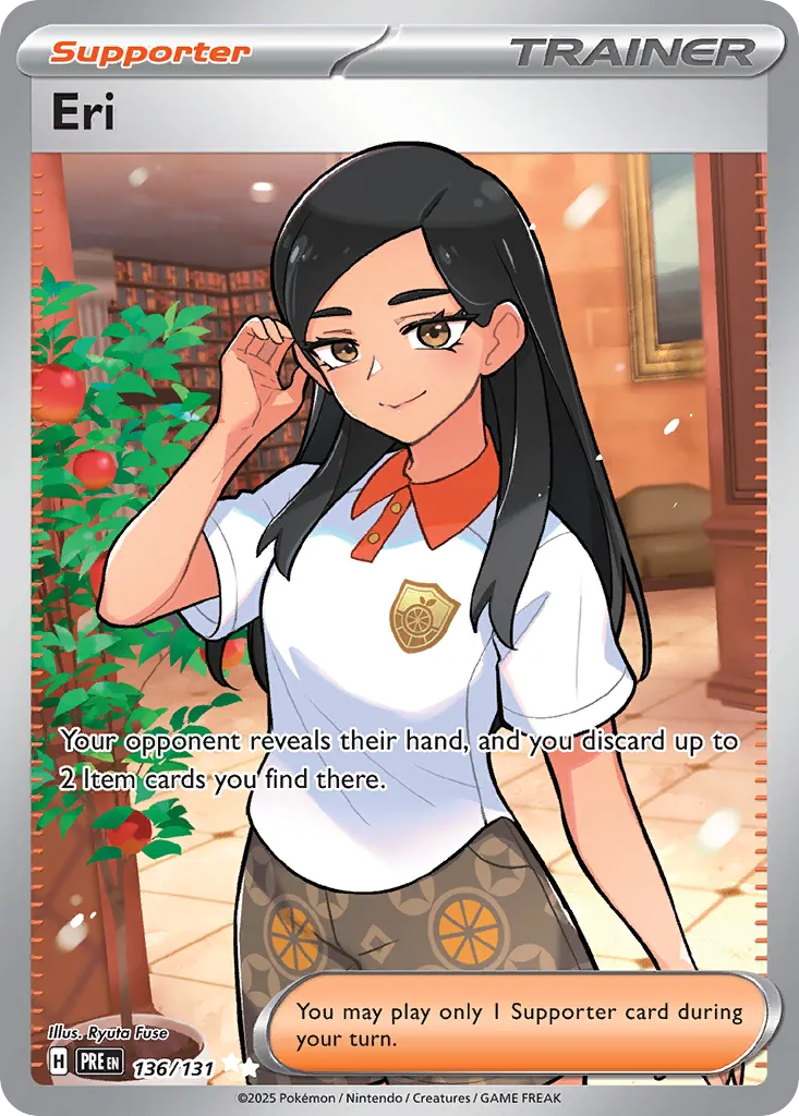 Eri 136/180 — Prismatic Evolutions (English Pokémon TCG card)