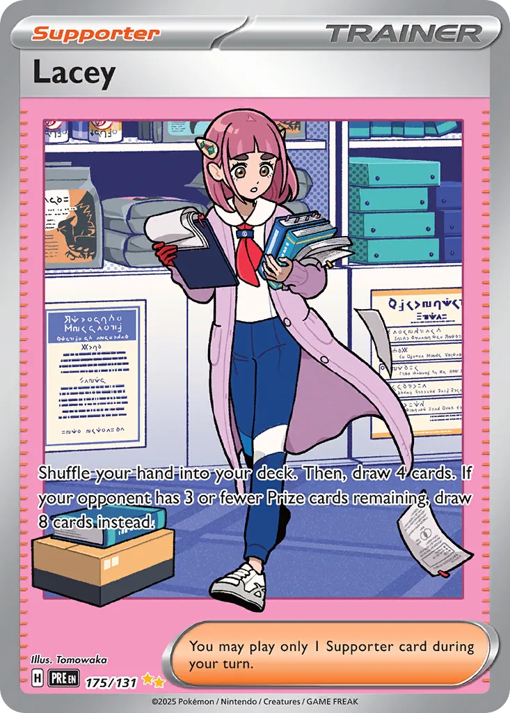 Lacey 175/180 — Prismatic Evolutions (English Pokémon TCG card)