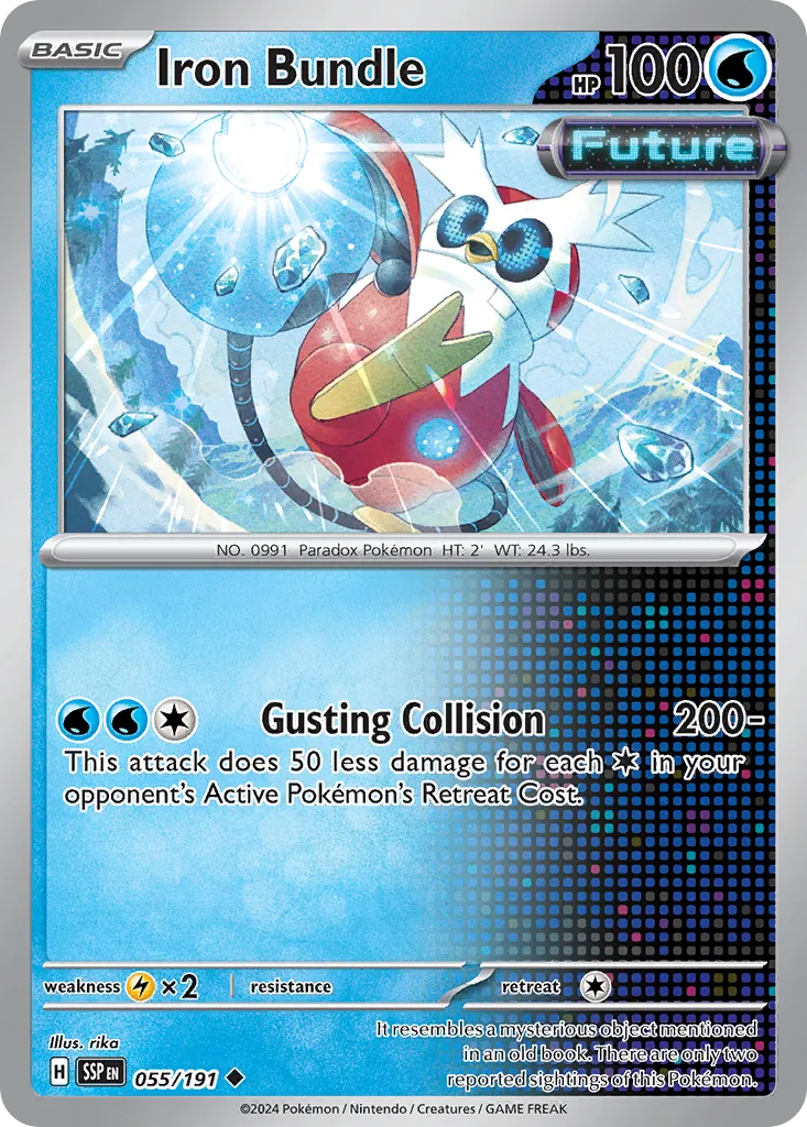 Iron Bundle 055/252 — Surging Sparks (English Pokémon TCG card)