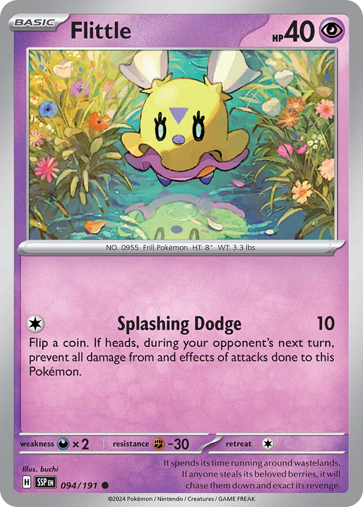 Flittle 094/252 — Surging Sparks (English Pokémon TCG card)