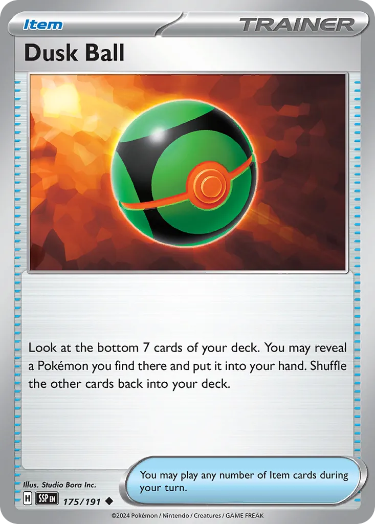 Dusk Ball 175/252 — Surging Sparks (English Pokémon TCG card)