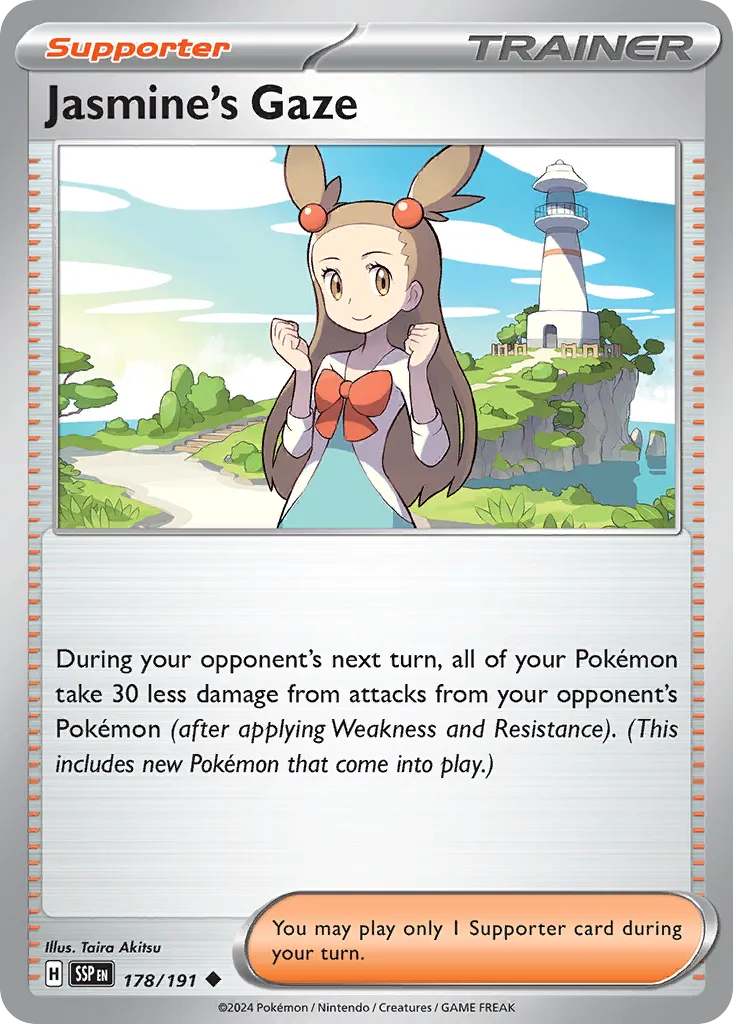 Jasmine's Gaze 178/252 — Surging Sparks (English Pokémon TCG card)