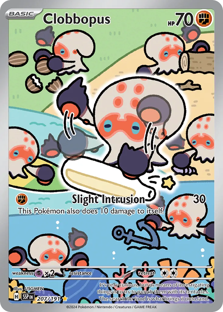 Clobbopus 207/252 — Surging Sparks (English Pokémon TCG card)