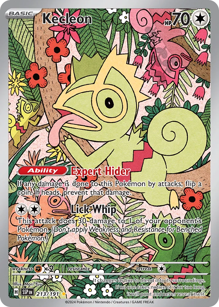 Kecleon 213/252 — Surging Sparks (English Pokémon TCG card)