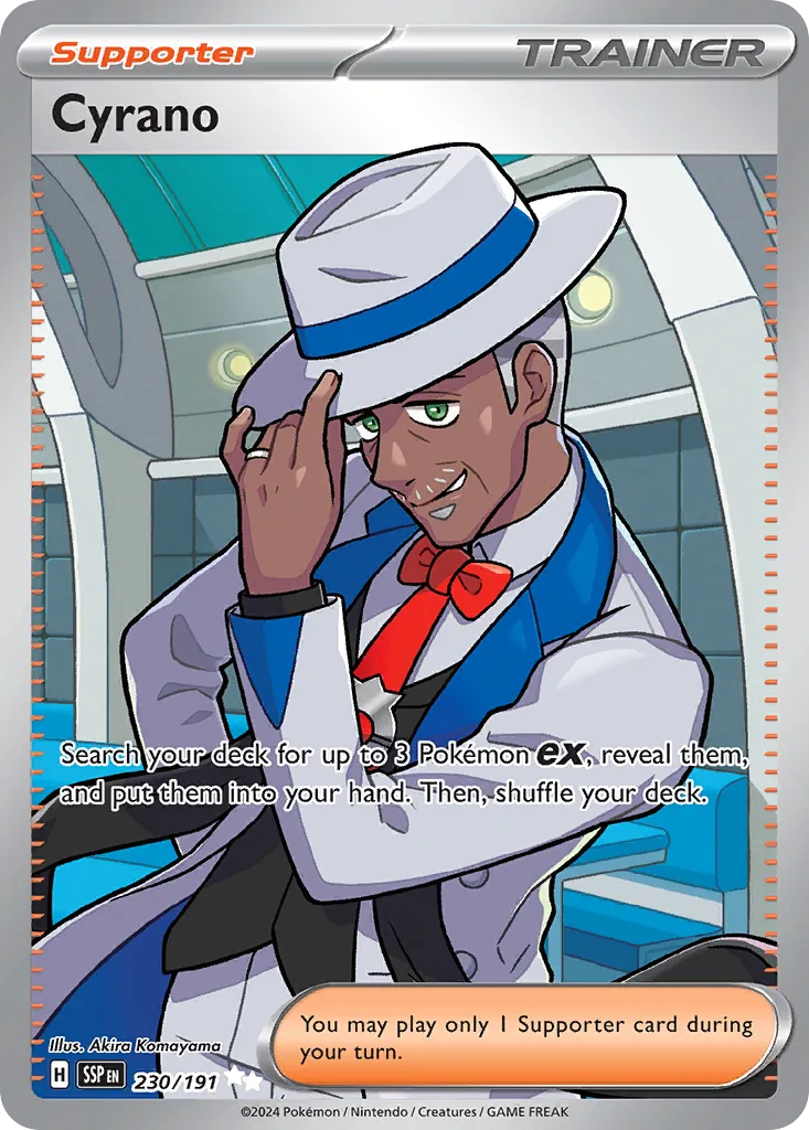 Cyrano 230/252 — Surging Sparks (English Pokémon TCG card)