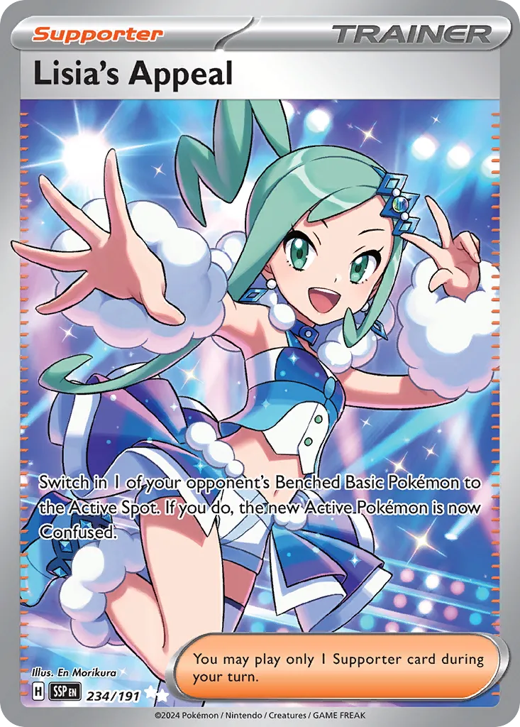 Lisia's Appeal 234/252 — Surging Sparks (English Pokémon TCG card)
