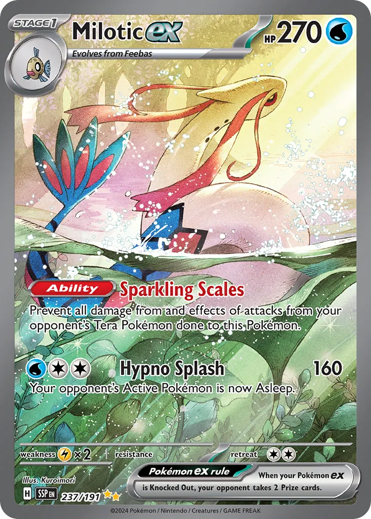 Milotic ex 237/252 — Surging Sparks (English Pokémon TCG card)