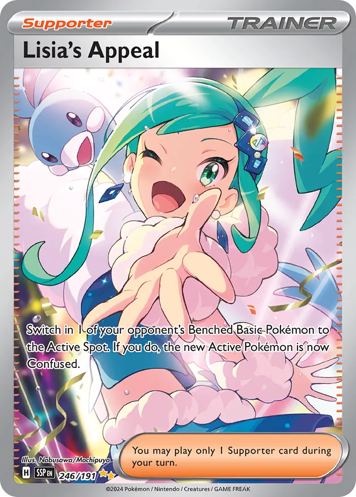 Lisia's Appeal 246/252 — Surging Sparks (English Pokémon TCG card)