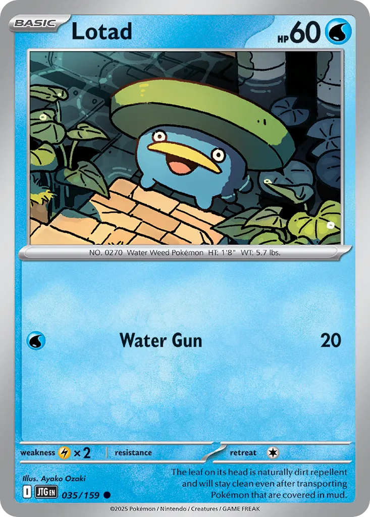 Lotad 035/190 — Journey Together (English Pokémon TCG card)