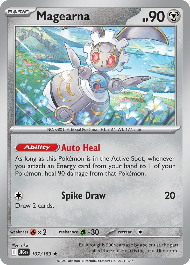 Magearna 107/190 — Journey Together (English Pokémon TCG card)