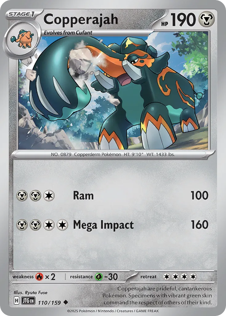Copperajah 110/190 — Journey Together (English Pokémon TCG card)