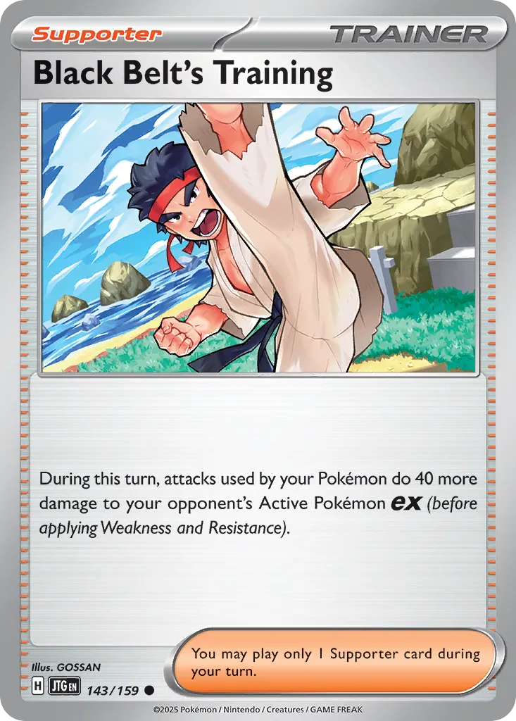 Black Belt's Training 143/190 — Journey Together (English Pokémon TCG card)