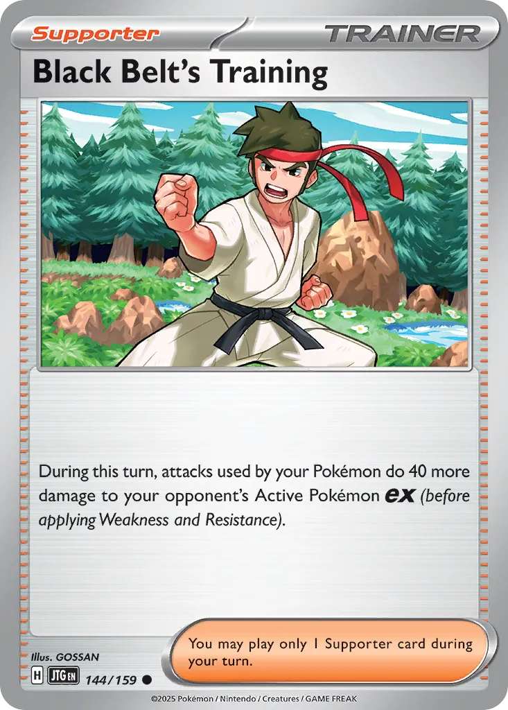Black Belt's Training 144/190 — Journey Together (English Pokémon TCG card)