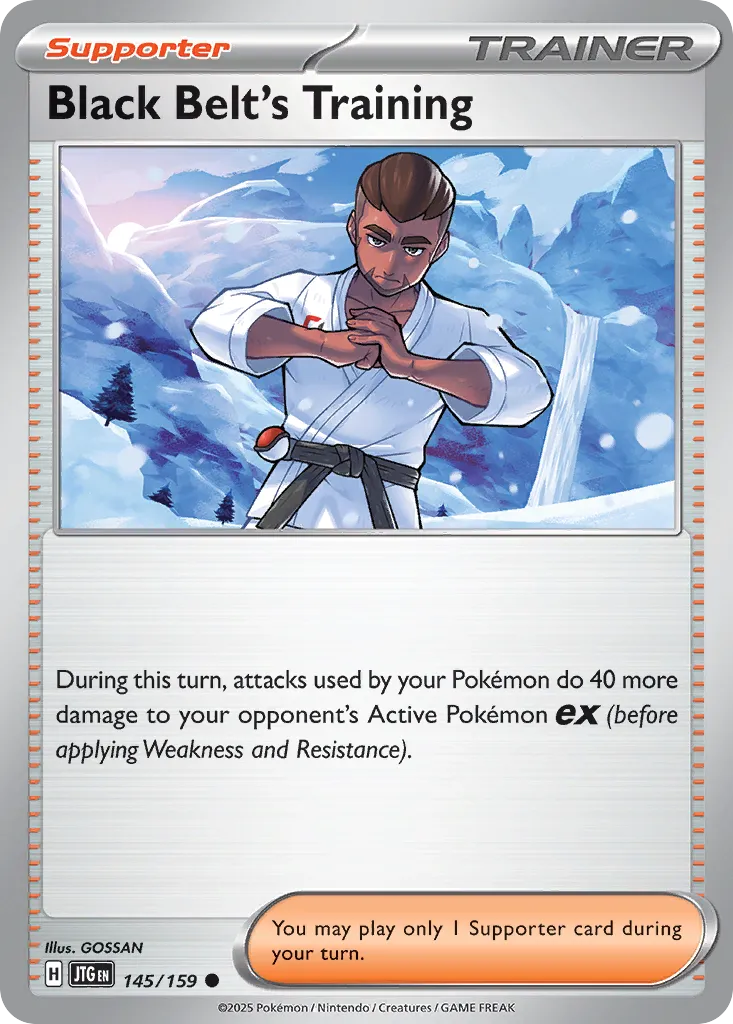 Black Belt's Training 145/190 — Journey Together (English Pokémon TCG card)