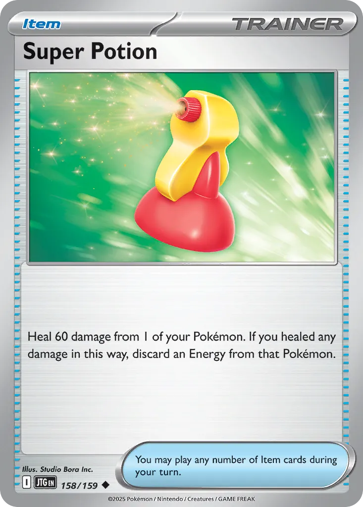 Super Potion 158/190 — Journey Together (English Pokémon TCG card)
