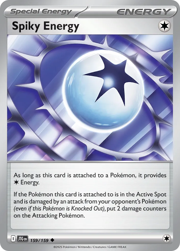 Spiky Energy 159/190 — Journey Together (English Pokémon TCG card)