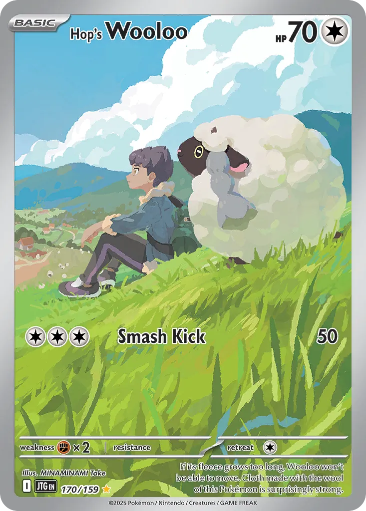 Hop's Wooloo 170/190 — Journey Together (English Pokémon TCG card)