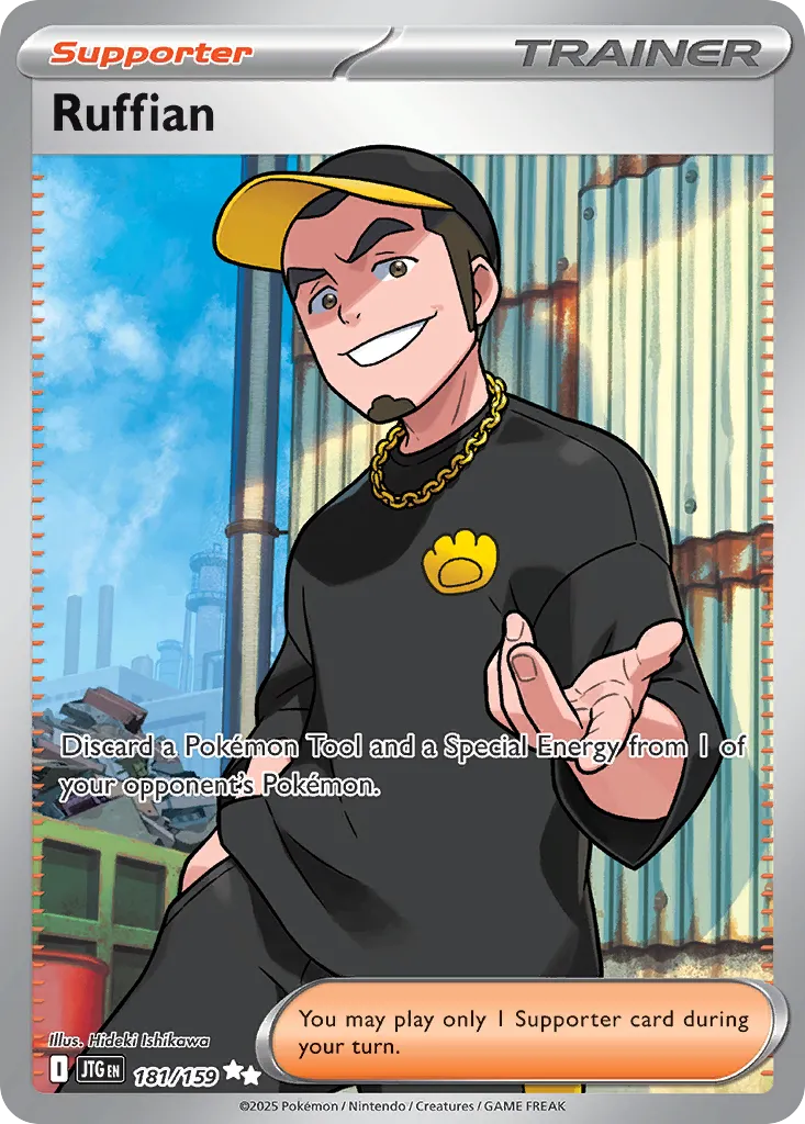 Ruffian 181/190 — Journey Together (English Pokémon TCG card)