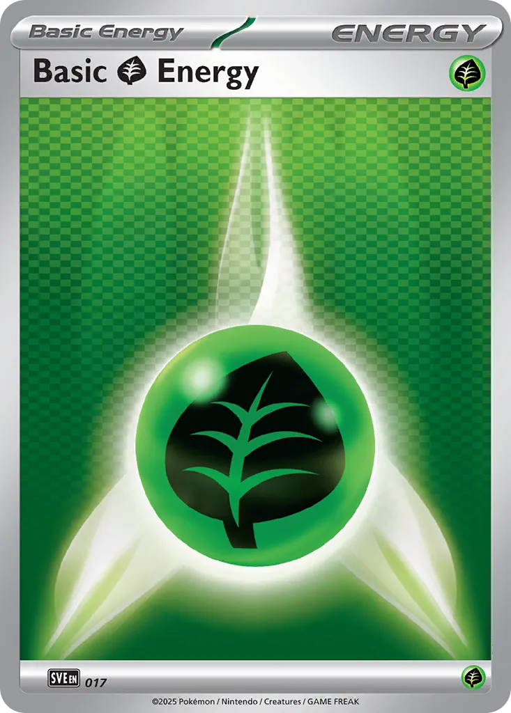 Basic Grass Energy 017 — Scarlet & Violet Energies (English Pokémon TCG card)
